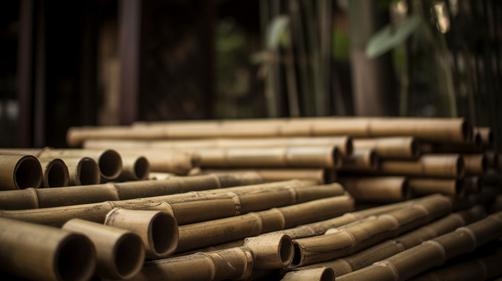 Bambus nachhaltiges Material